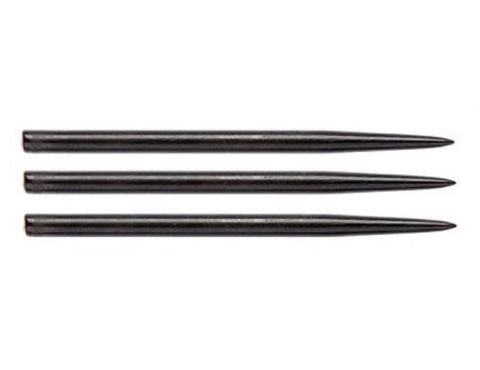 Taurus darts 50mm black smooth replacement dart points 5 sets