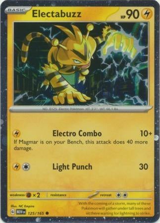 Pokemon Scarlet & Violet - 125/165 Electabuzz