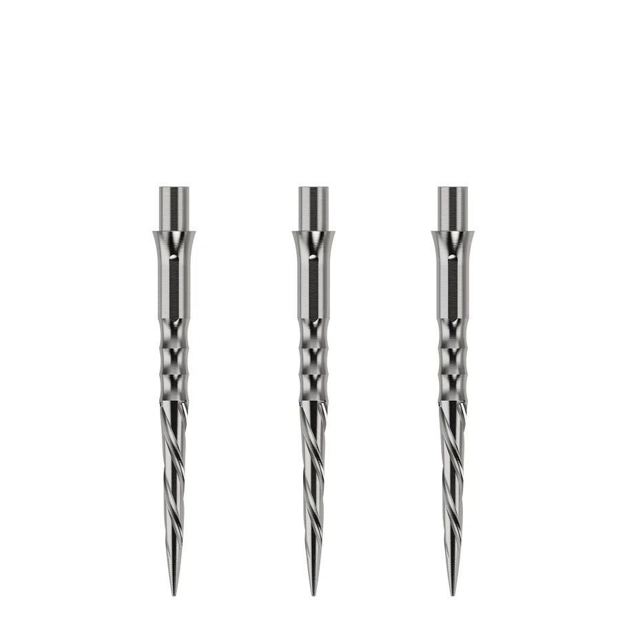 Caliburn Evo Replacement Dart Points. Spiro No Lip. 28mm Silver