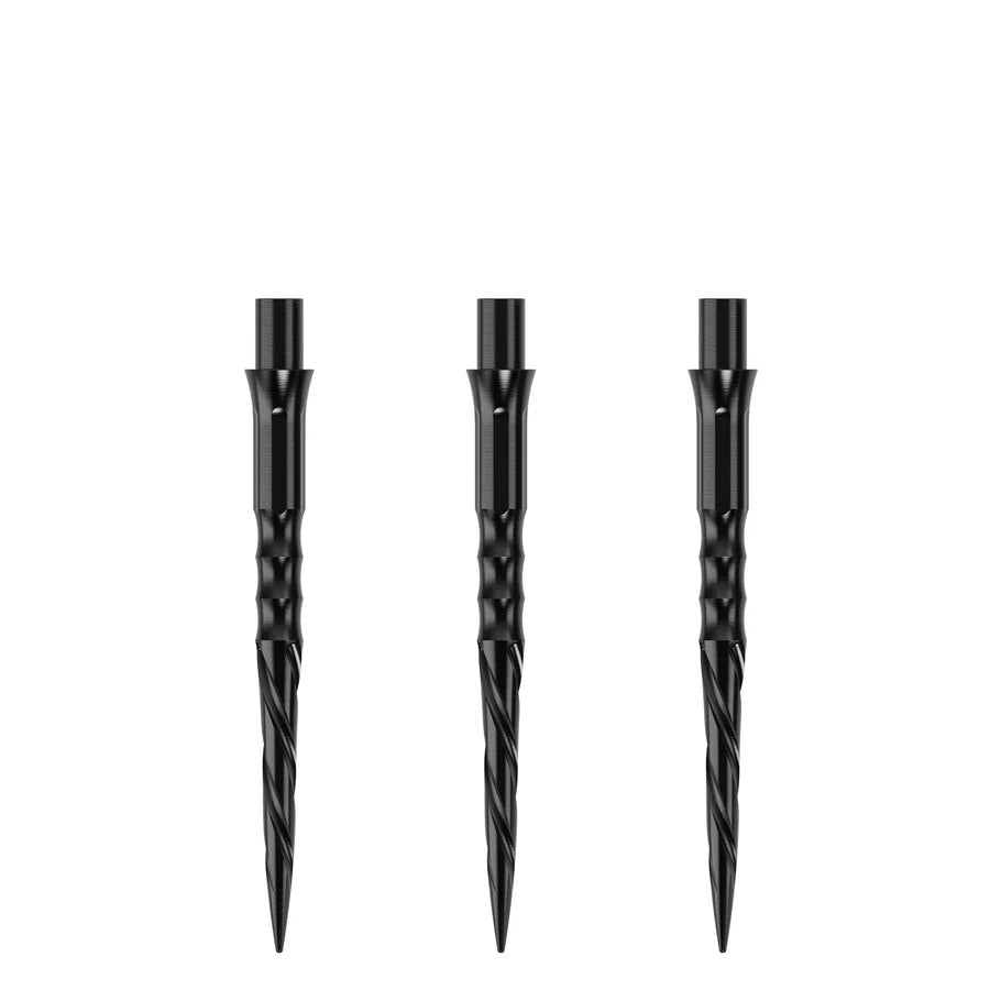 Caliburn Evo Replacement Dart Points. Spiro No Lip. 28mm Black