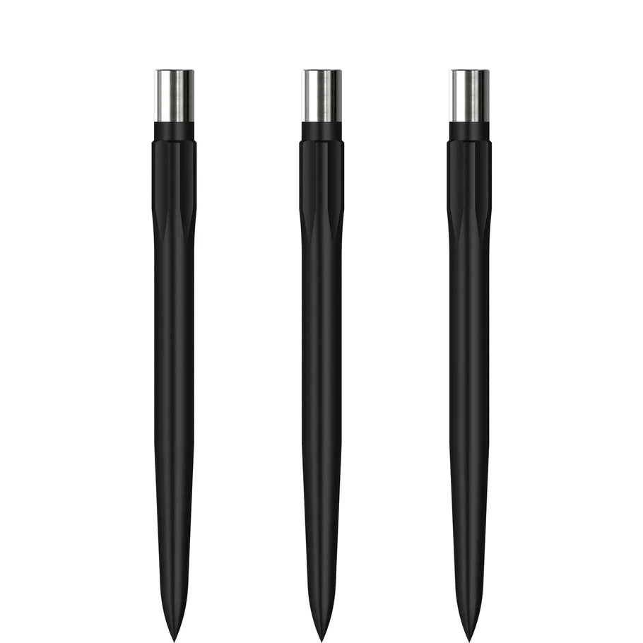 Caliburn Evo Replacement Dart Points. Smooth No Lip. 28mm Black