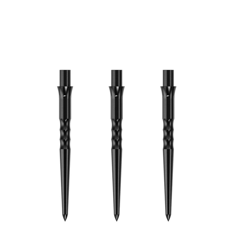 Caliburn Evo Replacement Dart Points. Ripple No Lip. 28mm Black
