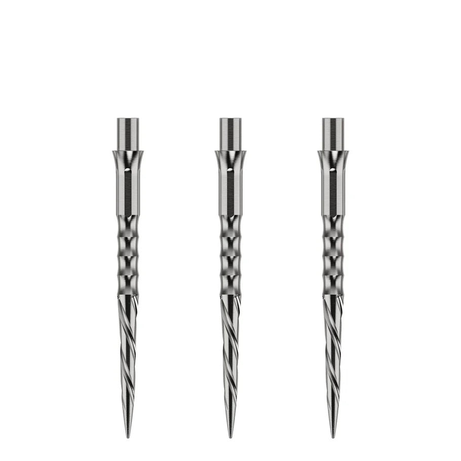 Caliburn Evo Replacement Dart Points. Spiro No Lip. 30mm Silver