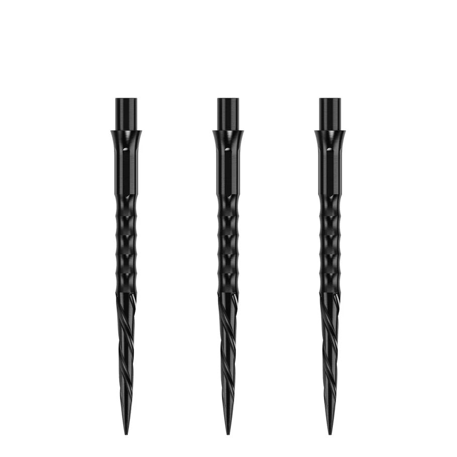 Caliburn Evo Replacement Dart Points. Spiro No Lip. 32mm Black