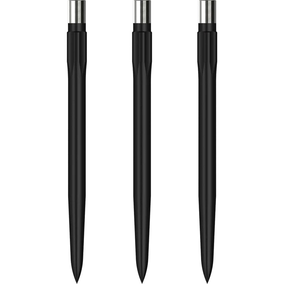 Caliburn Evo Replacement Dart Points. Smooth No Lip. 40mm Black