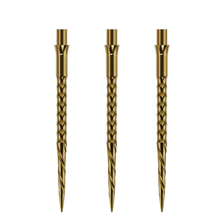 Caliburn Evo Replacement Dart Points. Spiro No Lip. 36mm Gold