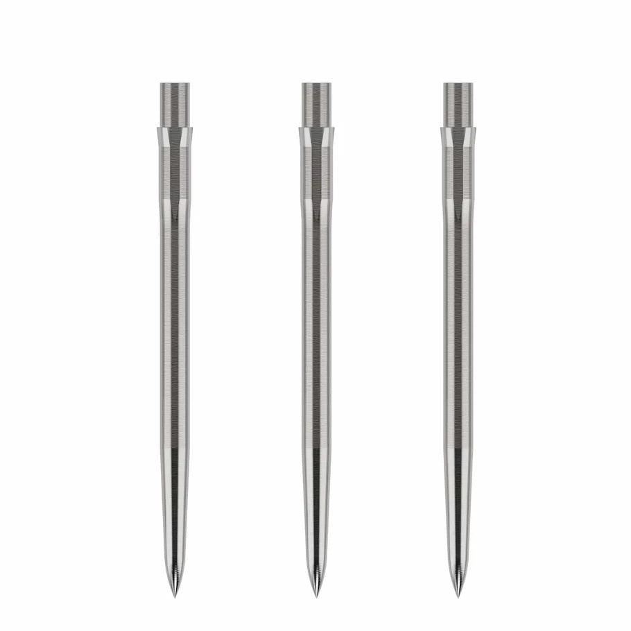 Caliburn Evo Replacement Dart Points. Smooth No Lip. 36mm Silver