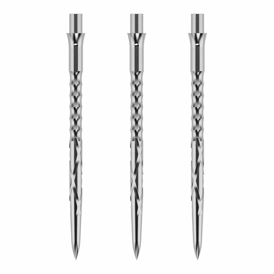 Caliburn Evo Replacement Dart Points. Han G2 40mm Silver