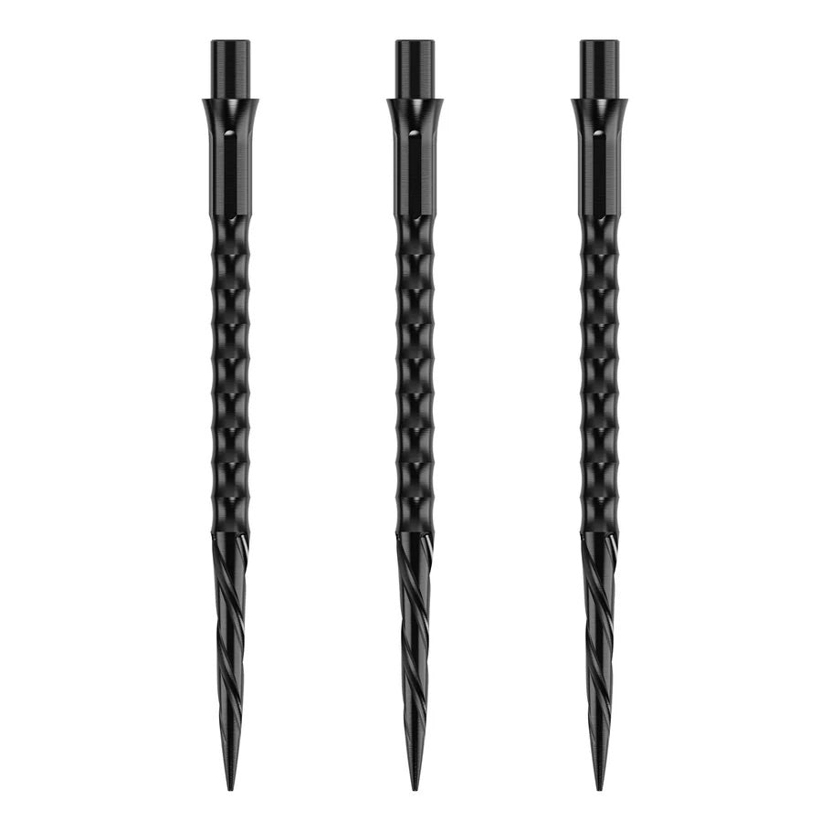 Caliburn Evo Replacement Dart Points. Spiro No Lip. 40mm Black