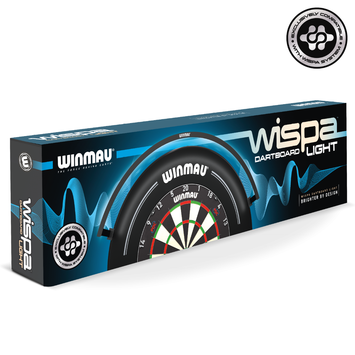 Winmau Wispa dartboard dartboard lighting system