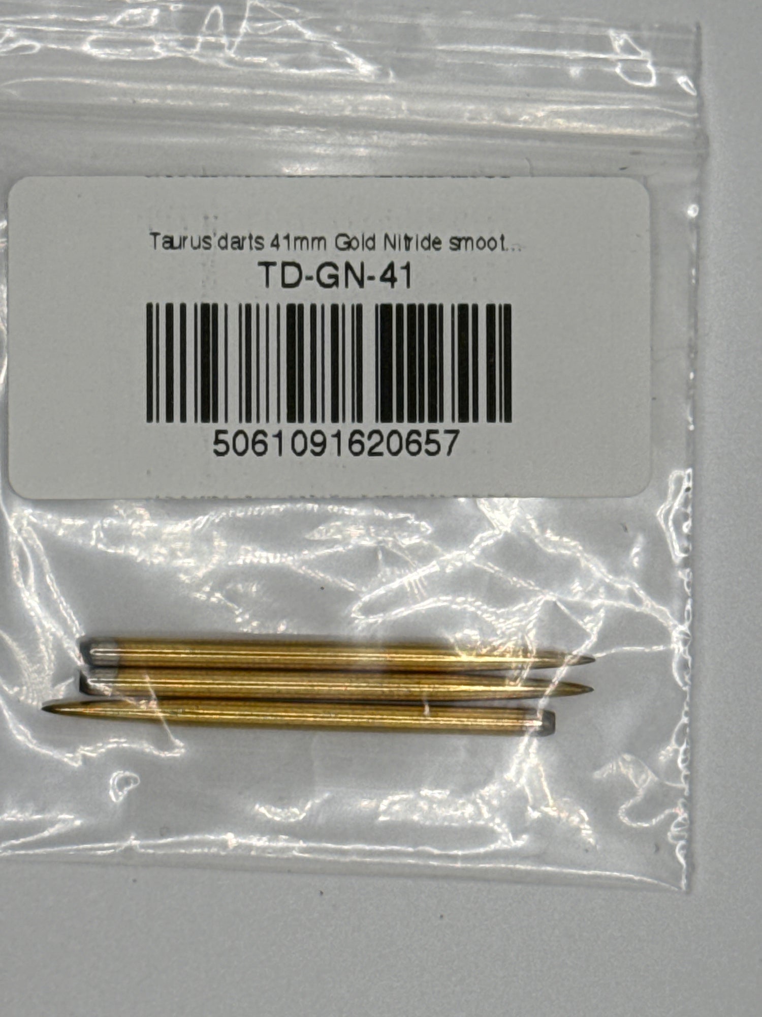 Taurus darts 41mm Gold Nitride smooth replacement dart points