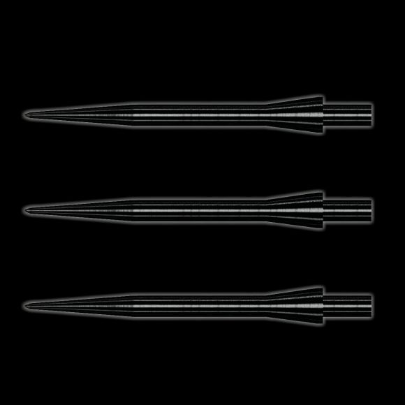 Winmau Velocity Black Dart Points 32mm