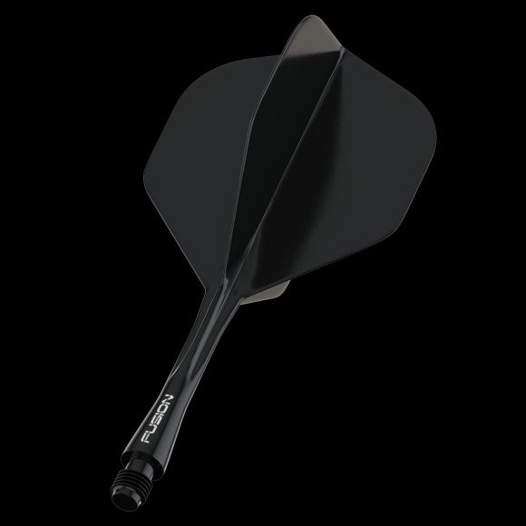 Winmau Fusion Black intermediate N02 integrated dart flights and stems
