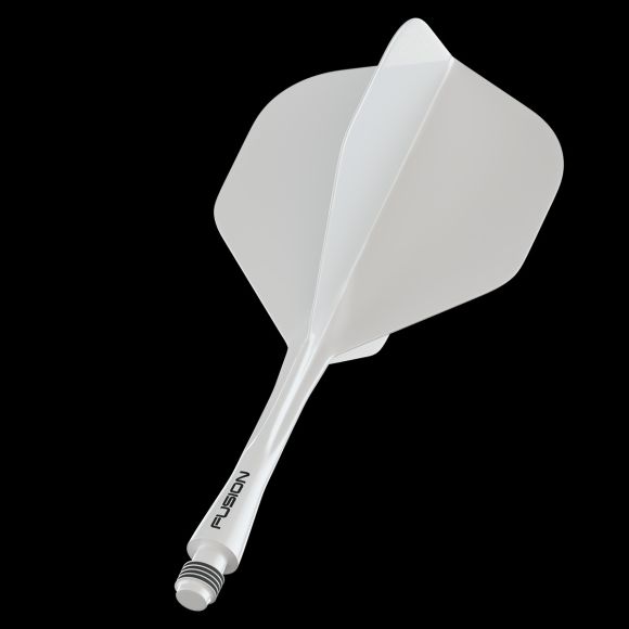 Winmau Fusion White intermediate N02 integrated dart flights and stems
