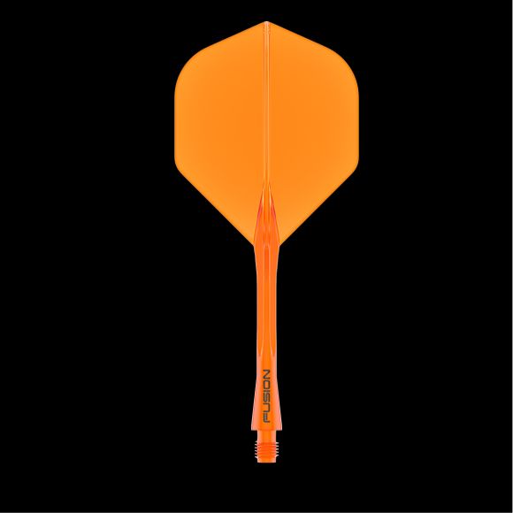 Winmau Fusion NO2 Orange medium integrated dart flights and stems 34mm