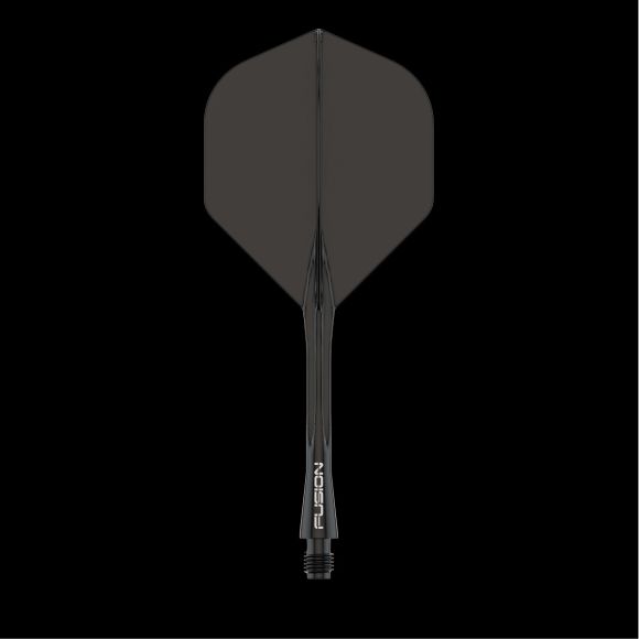 Winmau Fusion NO2 Black medium integrated dart flights and stems 34mm