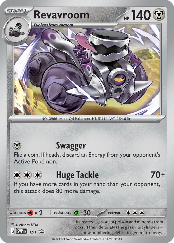 Pokemon Black Star Promo- Revaroom SVP 121