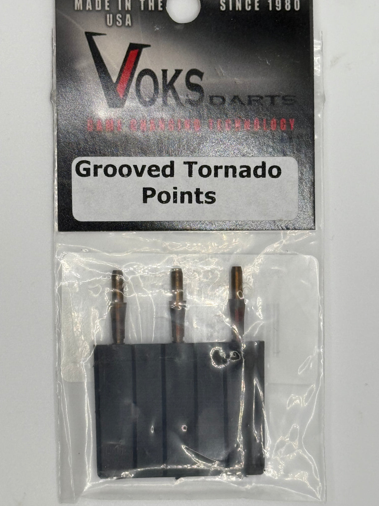 Voks short grooved tornado 33mm replacement dart points