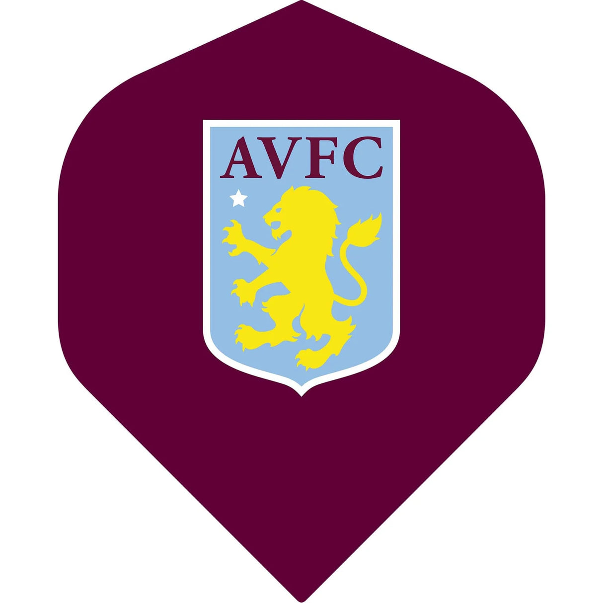Aston Villa FC Standard shape Dart Flights 5 sets