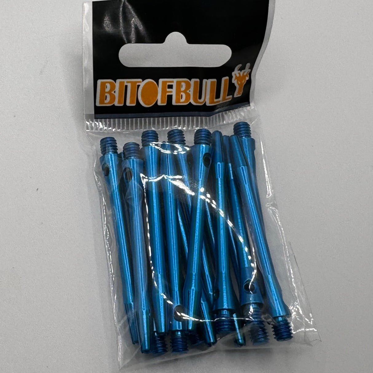 Blue long 48mm Aluminium dart stems/shafts. 5 sets