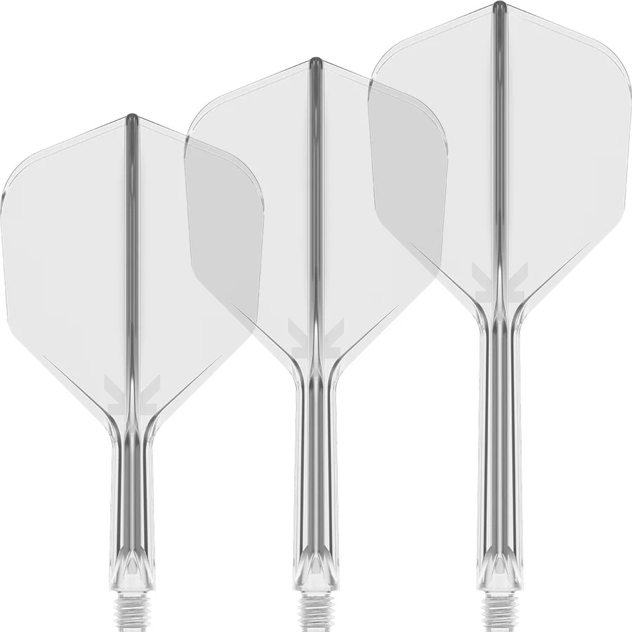 Target K-FLEX Clear NO6 Dart Flights and Shafts