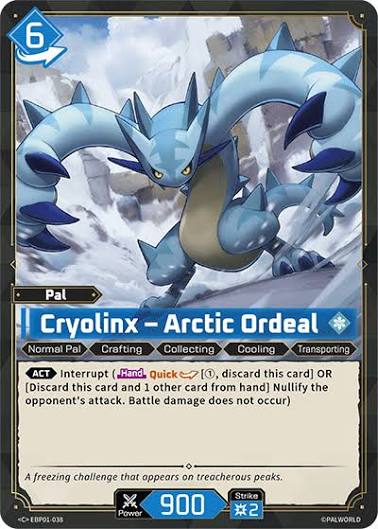 Palworld TCG: Dawn of Palpagos - Cryolinx - Artic Ordeal