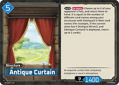 Palworld TCG: Dawn of Palpagos - Antique Curtain