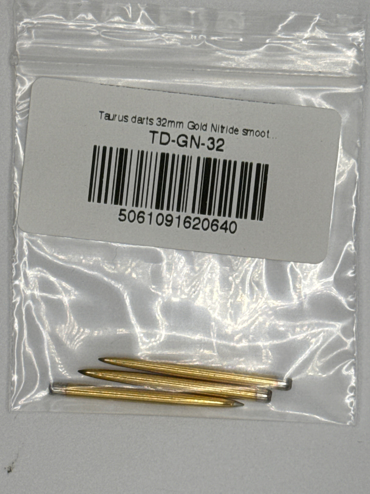 Taurus darts 32mm Gold Nitride smooth replacement dart points
