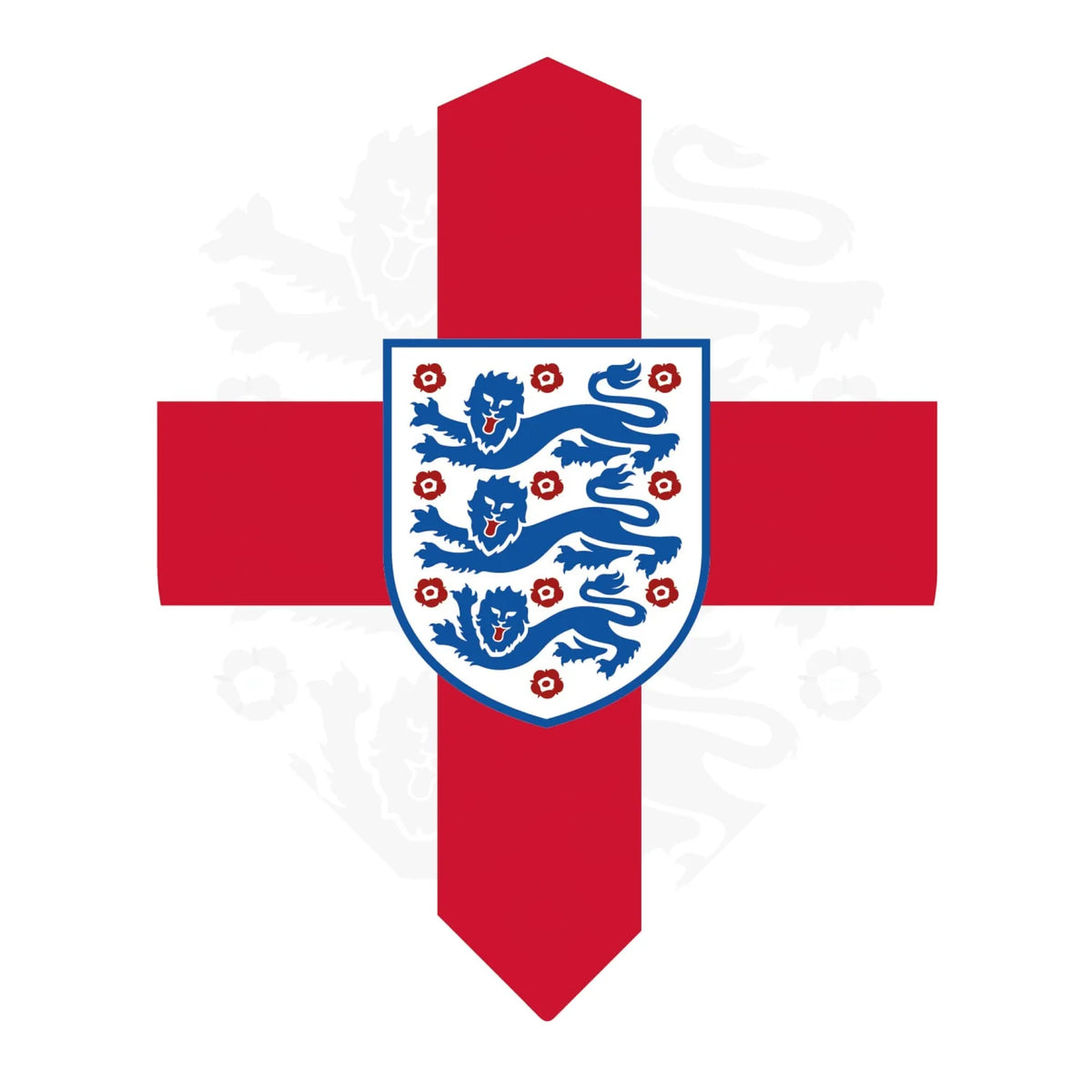 Official England 3 Lions Standard shape Dart Flights 5 sets