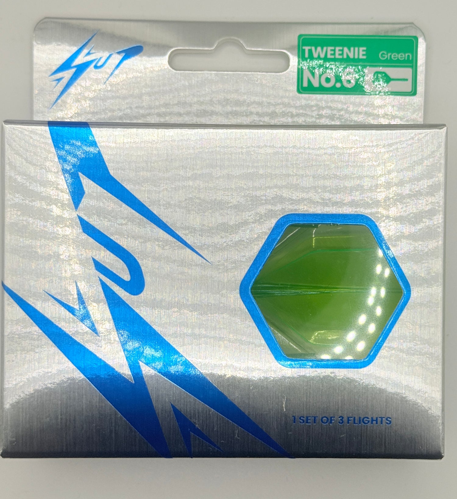 Caliburn Tweenie/Intermdiate NO6 SUP integrated dart flights and stems. Green