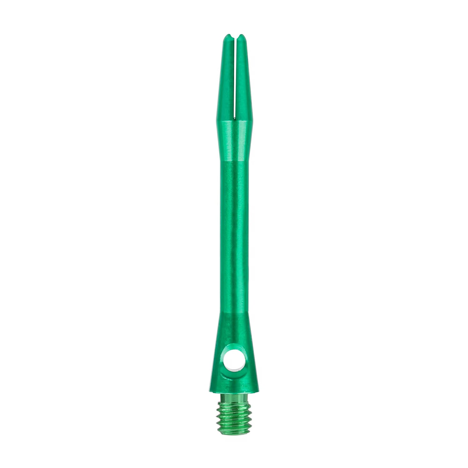 Green medium 41mm Aluminium dart stems/shafts 5 sets