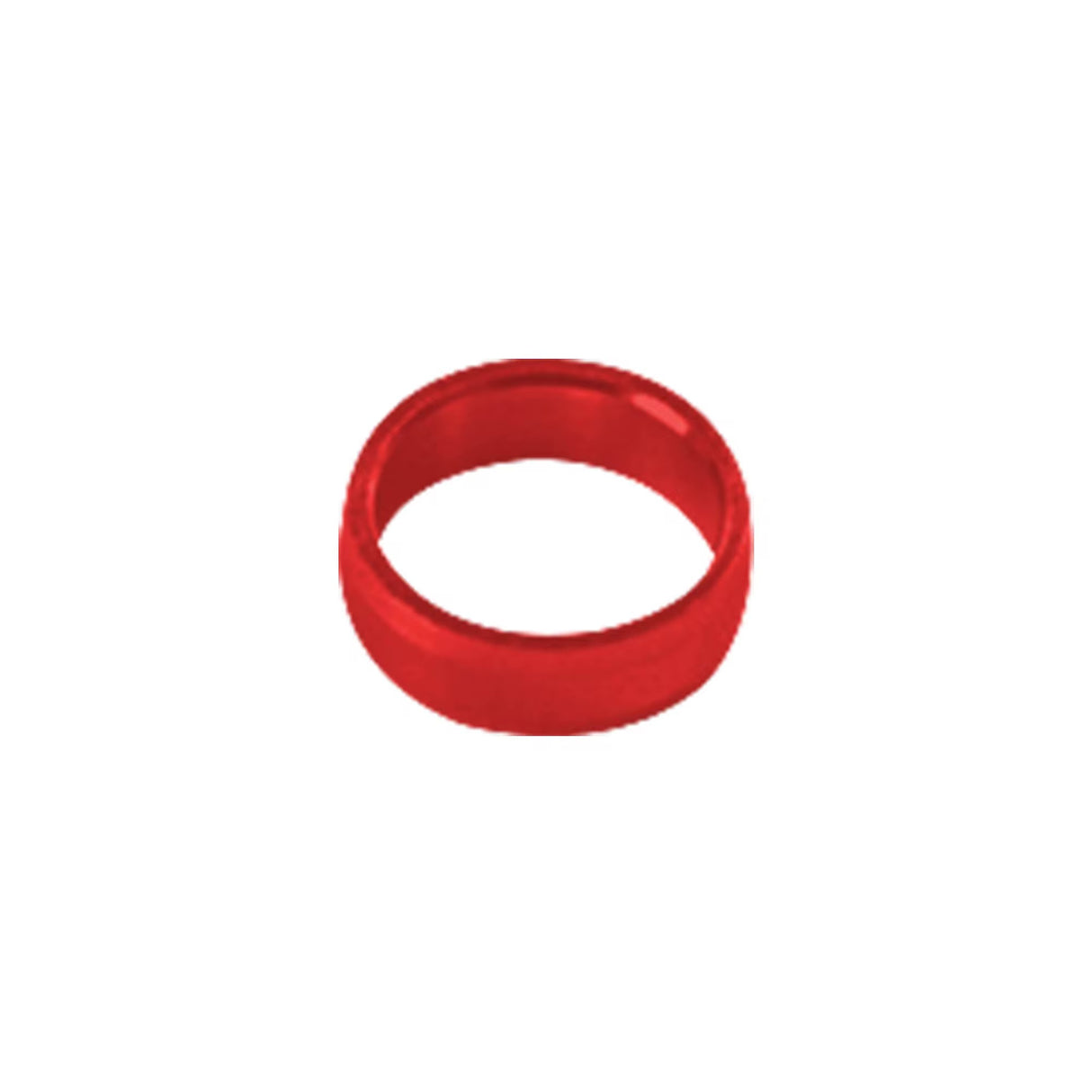 Red aluminium dart slot lock rings 5 sets