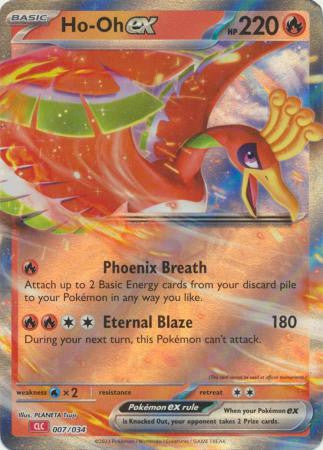 Pokemon Charizard Deck - 007/034 Ho-Oh ex (Half Art)