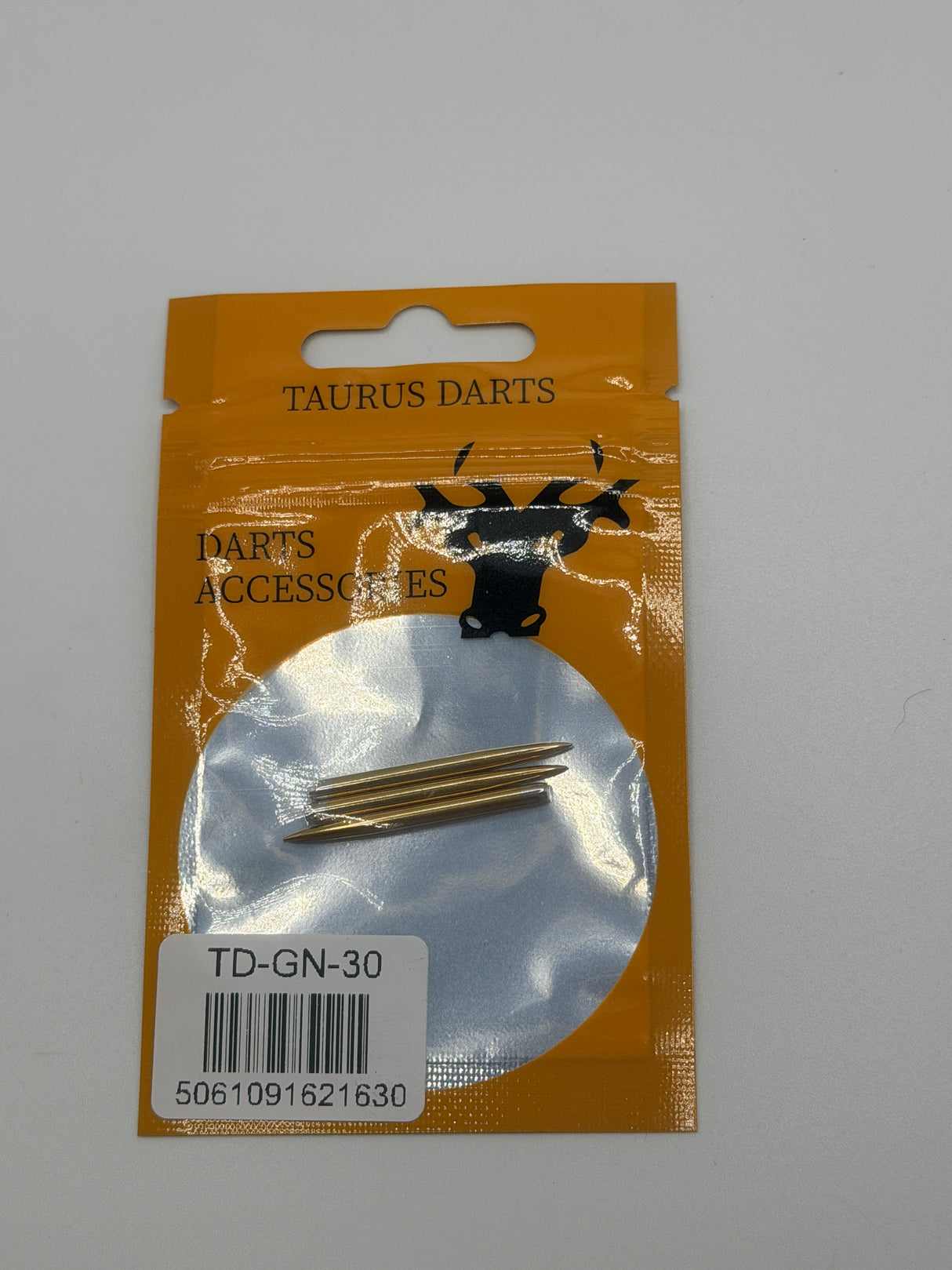 Taurus Gold plain dart points 30-60mm (1 set)