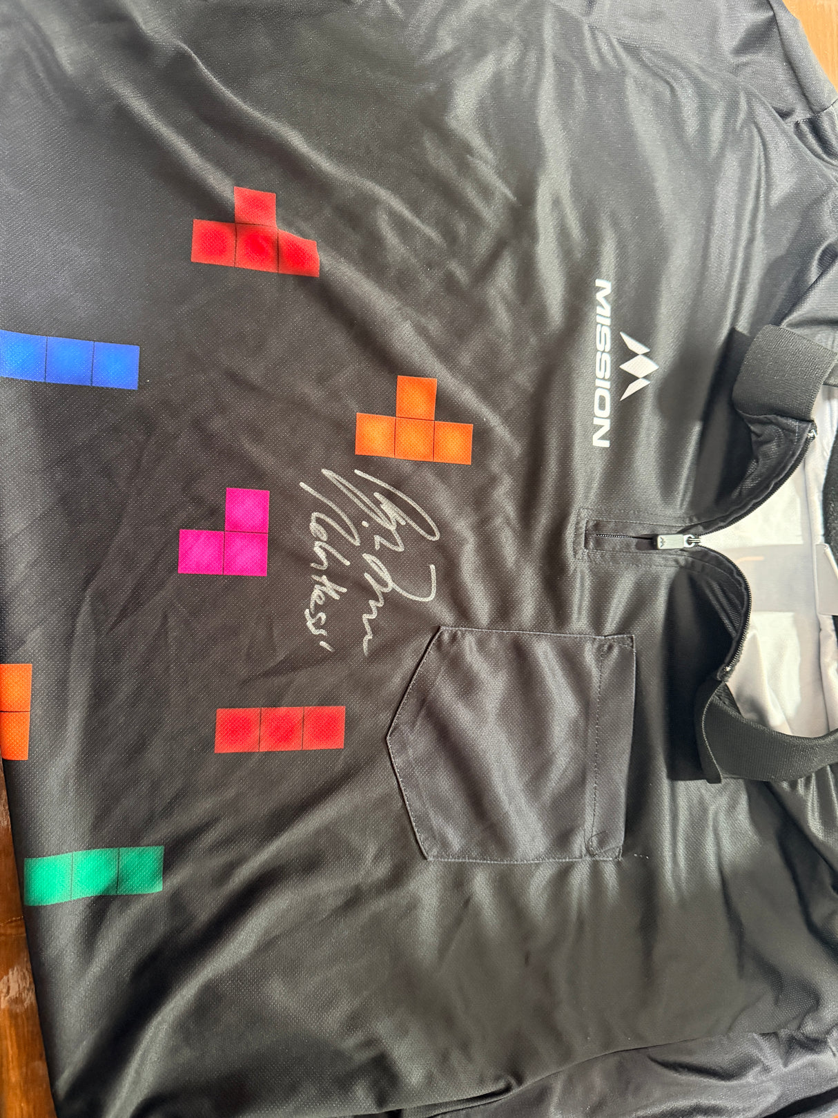 Handsigned Matchworn PDC protour Ryan Relentless Joyce dart shirts with COA