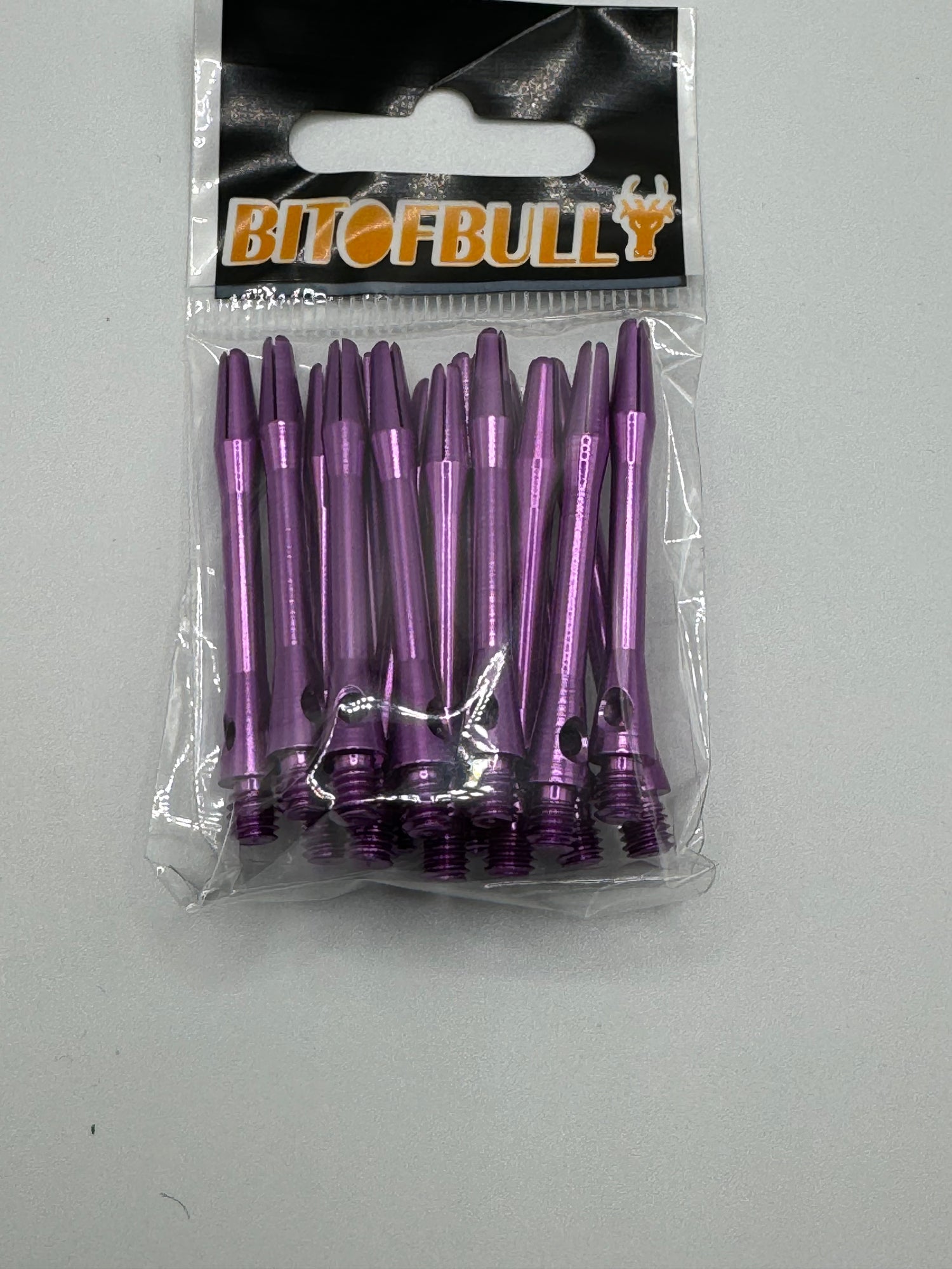 Purple medium 41mm Aluminium dart stems/shafts 5 sets