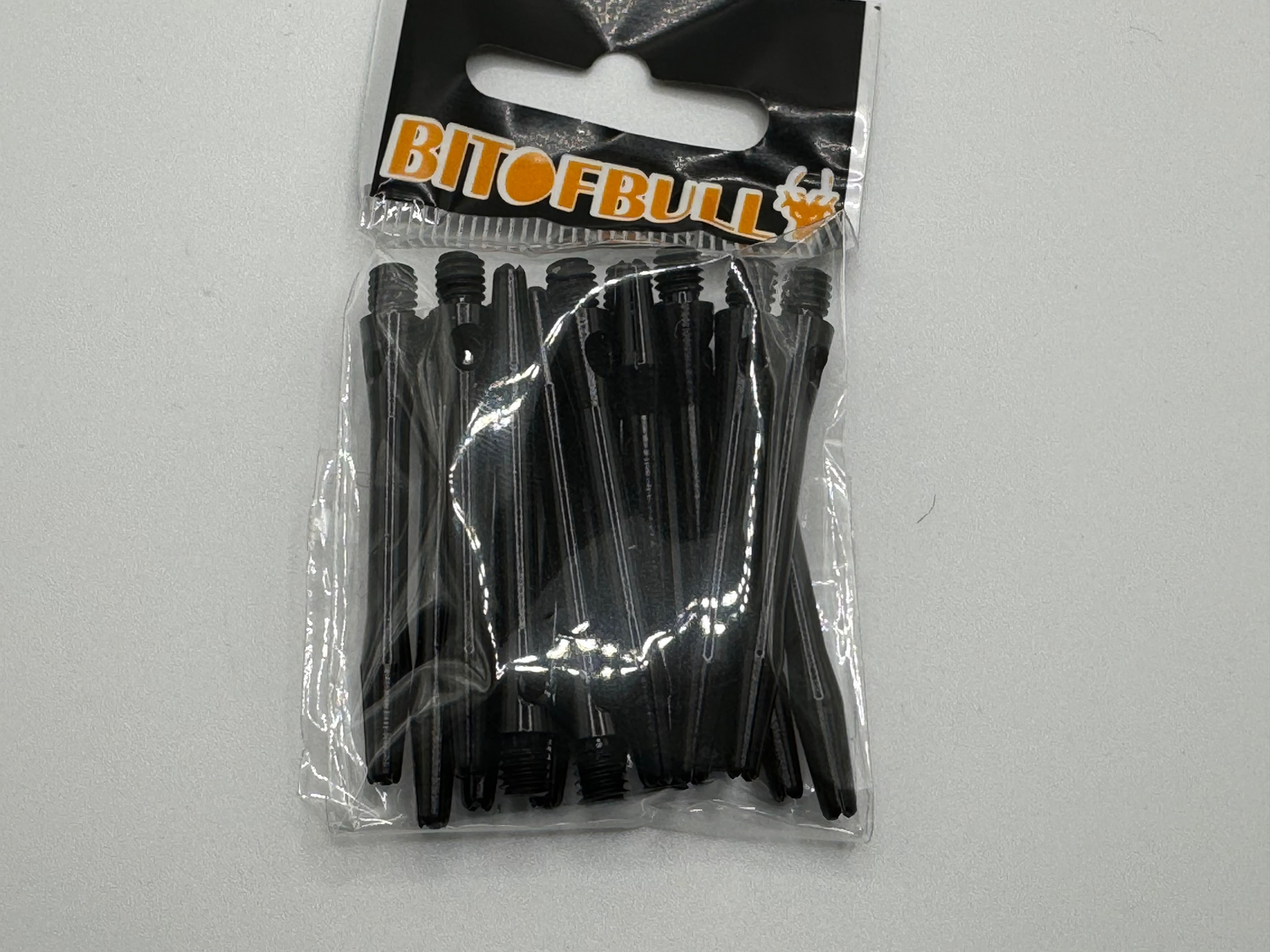 Black medium 41mm Aluminium darts stems/shafts 5 sets