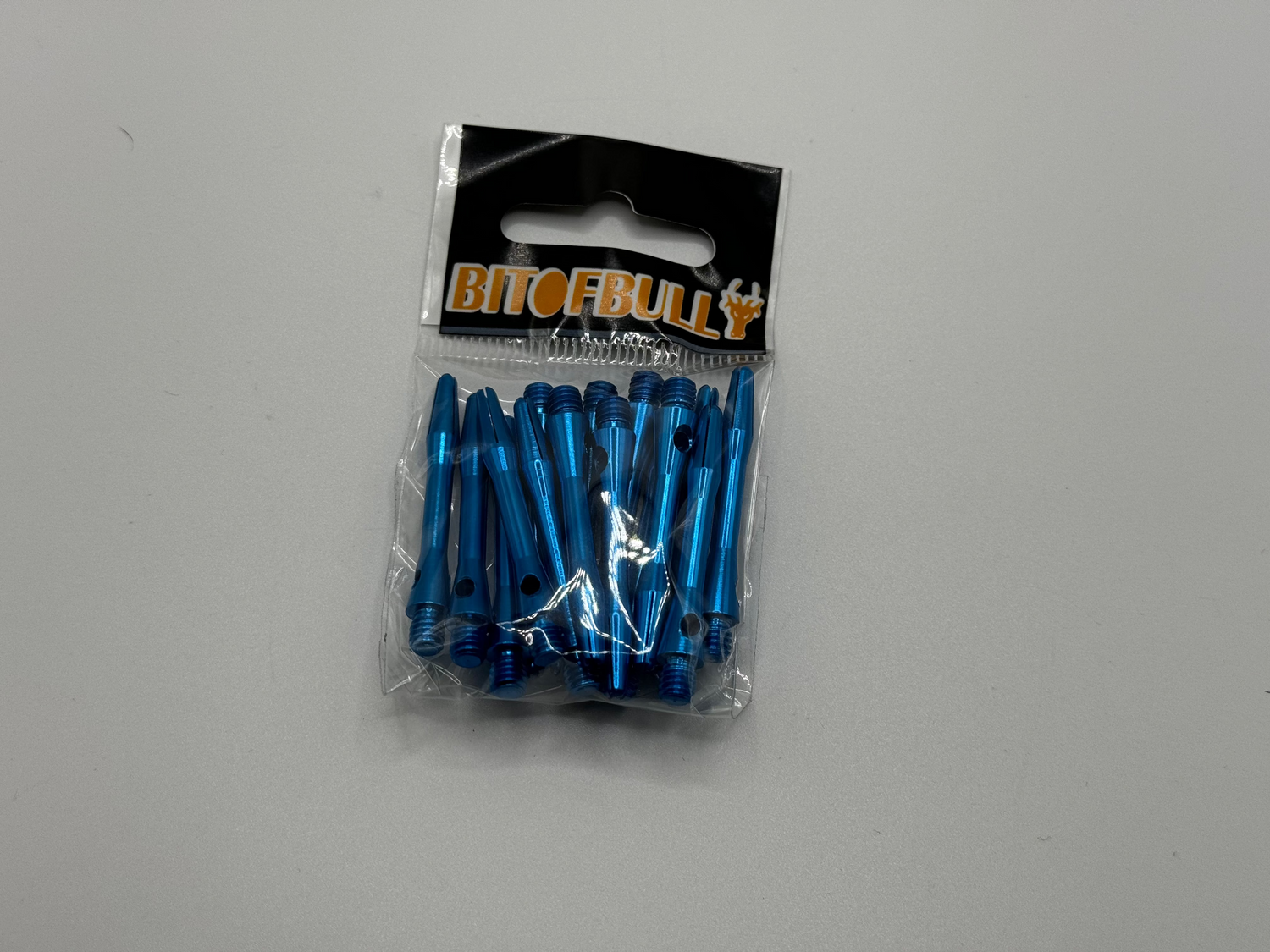 Blue short 35mm Aluminium dart stems/shafts. 5 sets