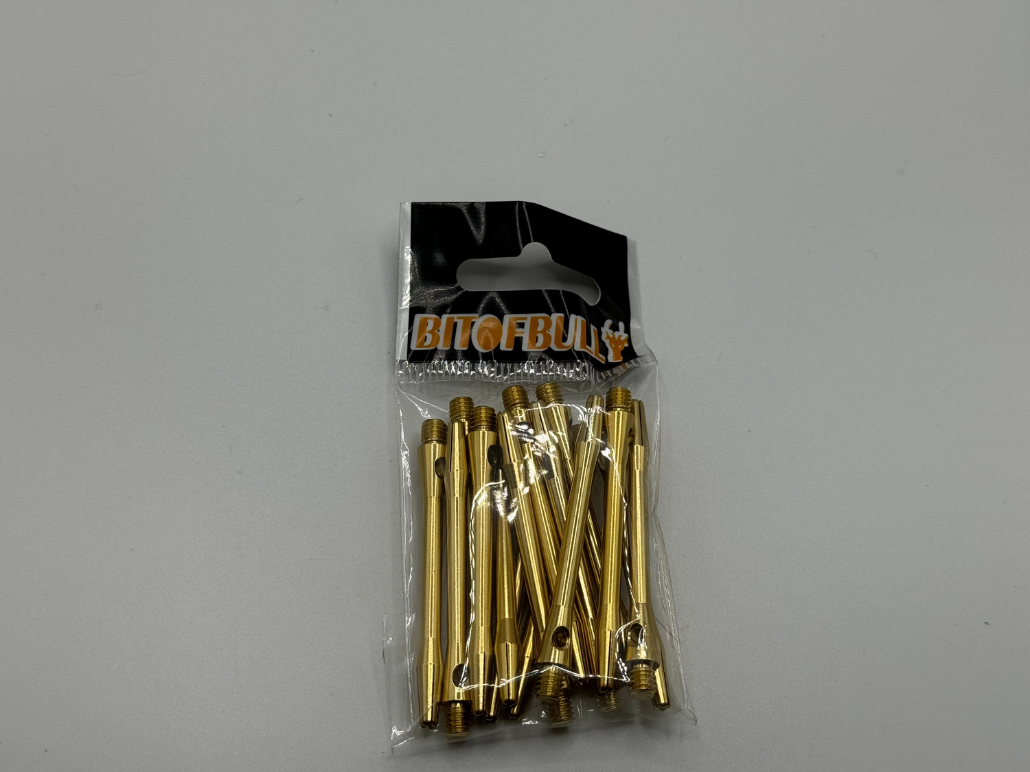 Gold long 48mm Aluminium dart stems/shafts 5 sets