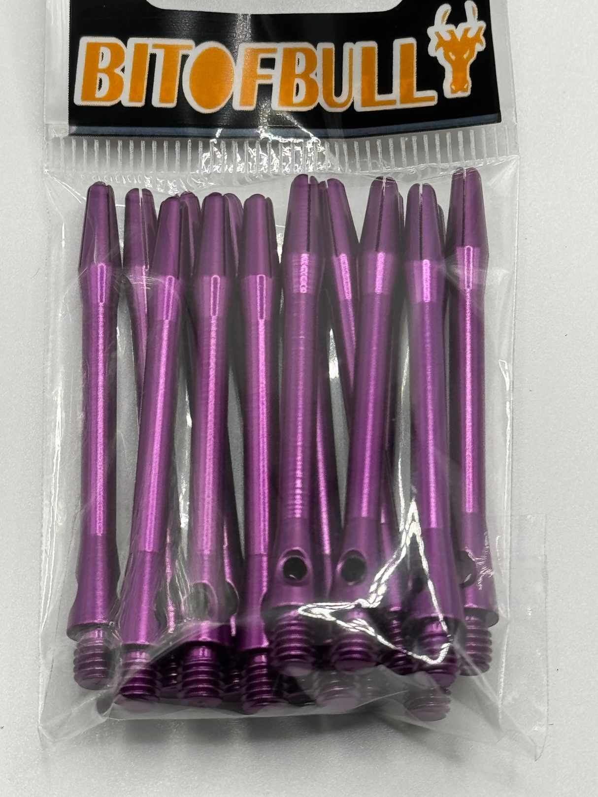 Purple long 48mm dart Aluminium stems/shafts 5 sets