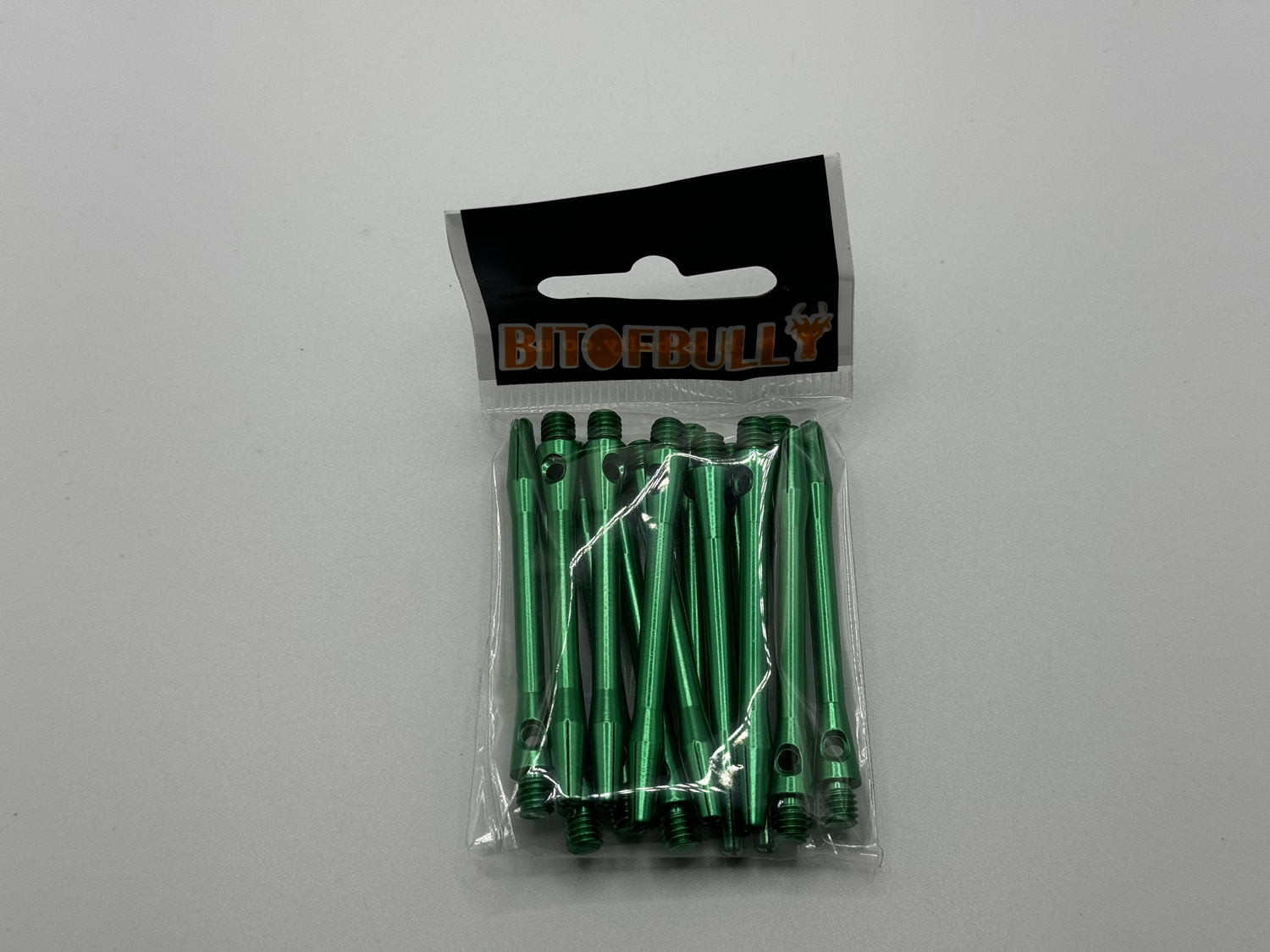 Green long 48mm Aluminium dart stems/shafts 5 sets