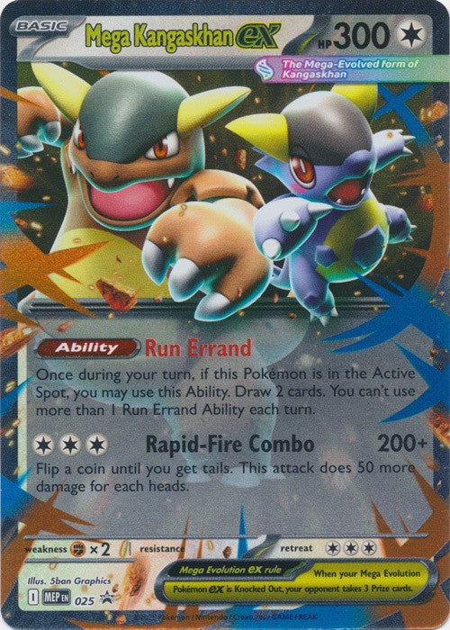 Pokemon Black Star Promo - MEP025 Mega Kangaskhan ex