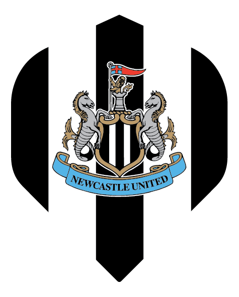 Newcastle FC Standard shape Dart Flights 5 sets