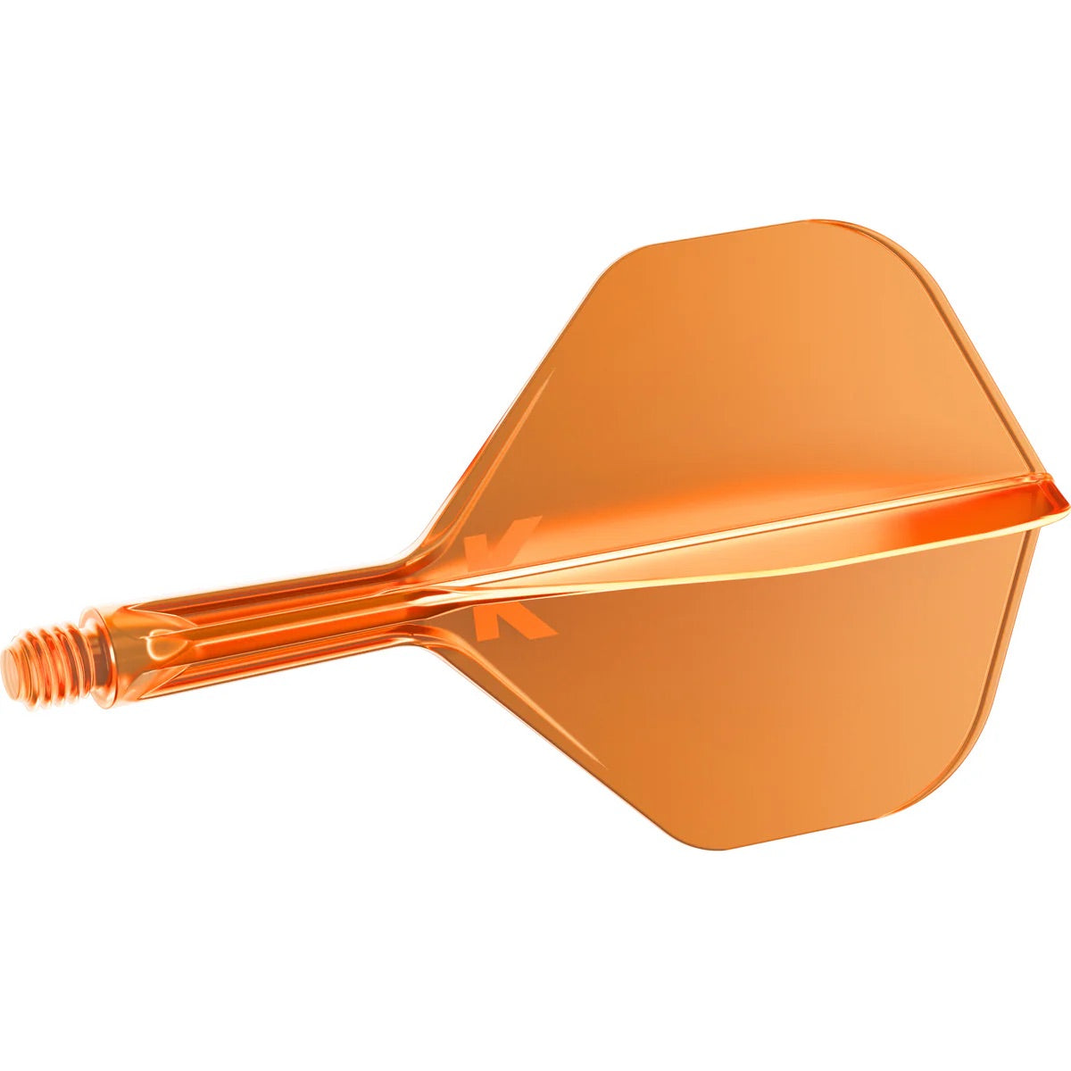 Target K-FLEX Neon Orange NO2 Short. Dart Flights and Shafts