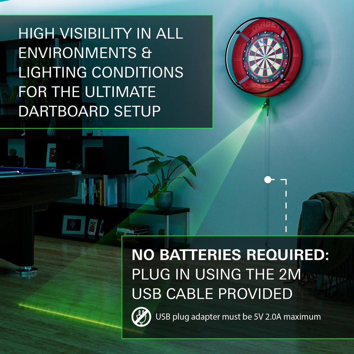 Target Darts Laser Oche
