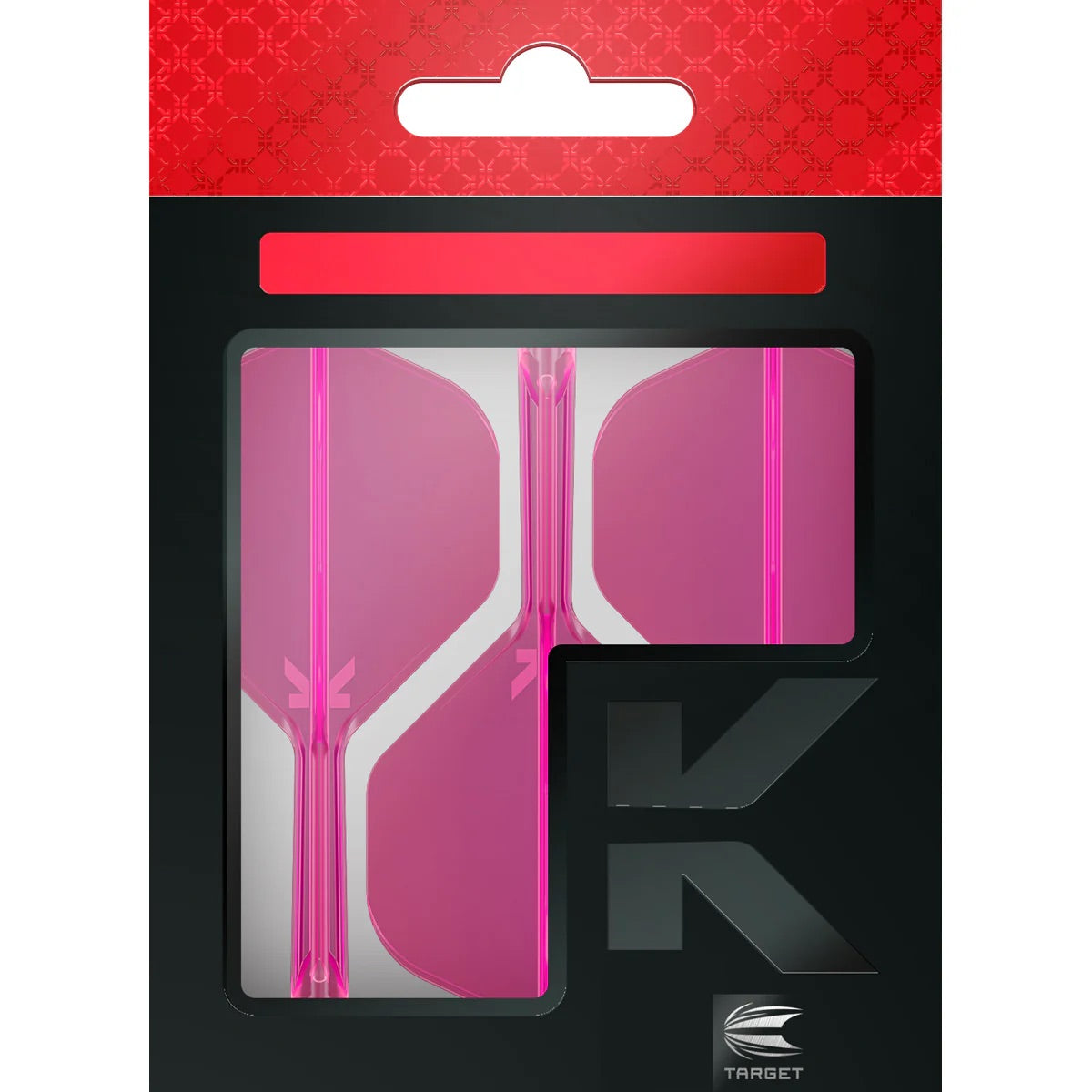 Target K-FLEX Neon Pink NO2 Intermediate. Dart Flights and Shafts