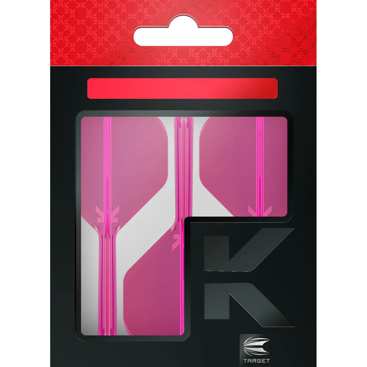 Target K-FLEX Neon Pink NO2 Medium. Dart Flights and Shafts