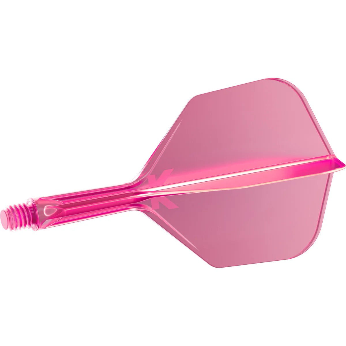 Target K-FLEX Neon Pink NO6 Short. Dart Flights and Shafts
