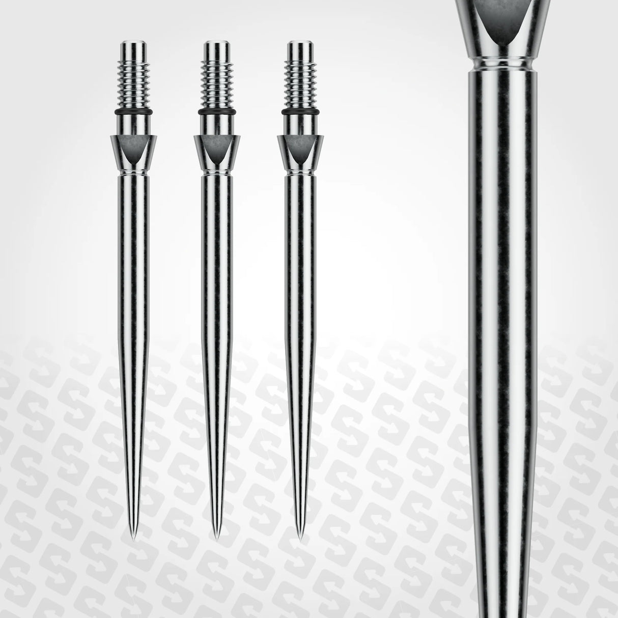Winmau Switch Dart Points Smooth Silver