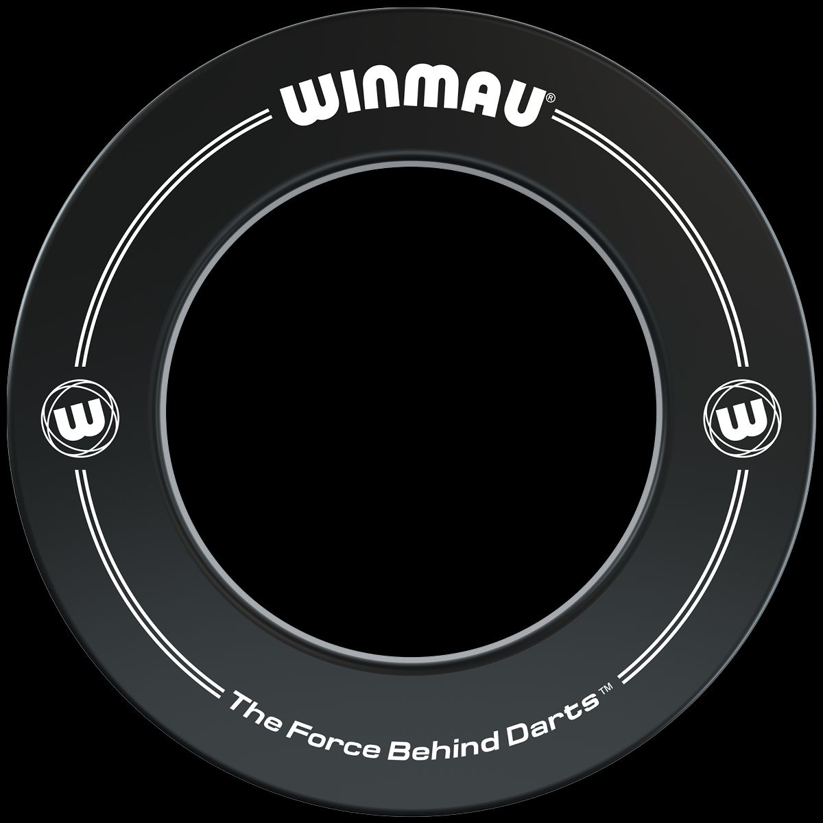 Winmau Printed Black dartboard surround